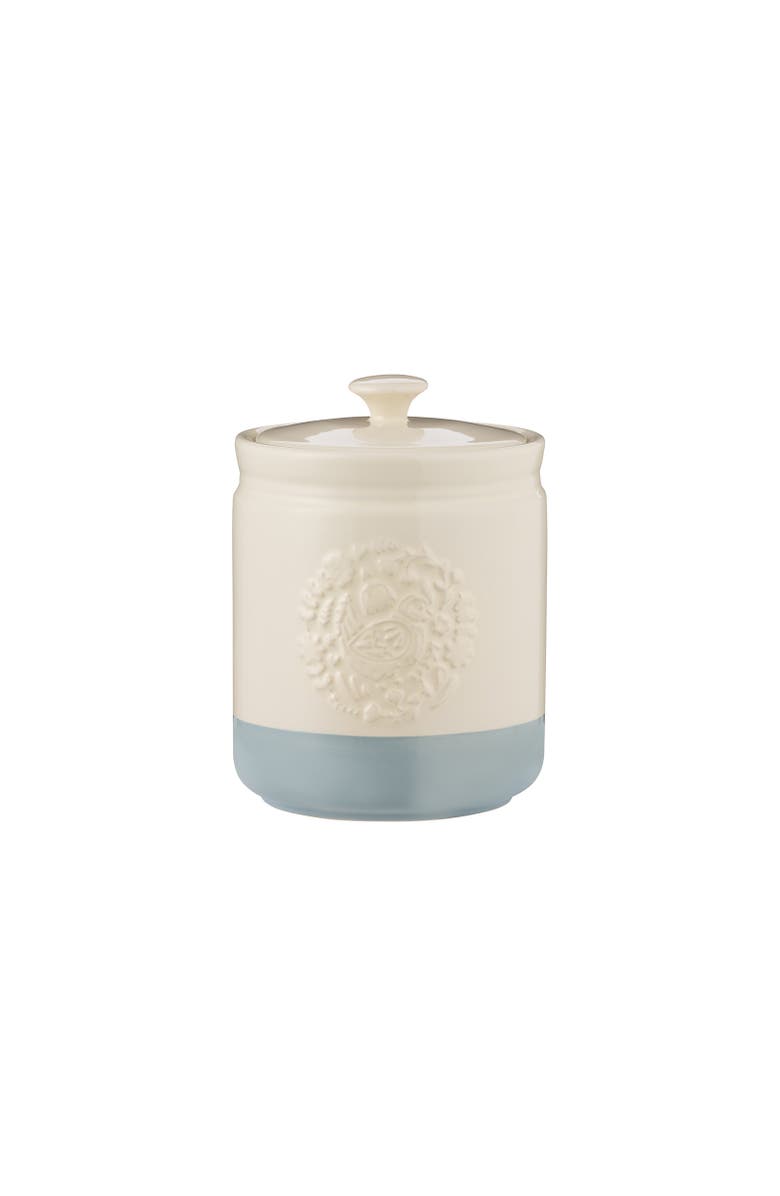 MASON CASH Home to Roost Small Storage Crock, 6" x 4.5", Main, color, Blue
