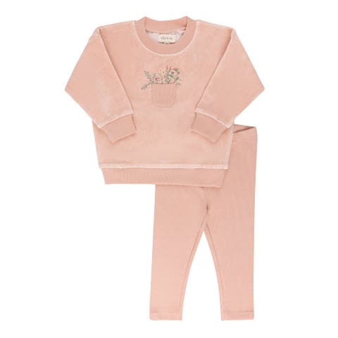 Velour Pocket Full of Flowers Collection - Lounge Set