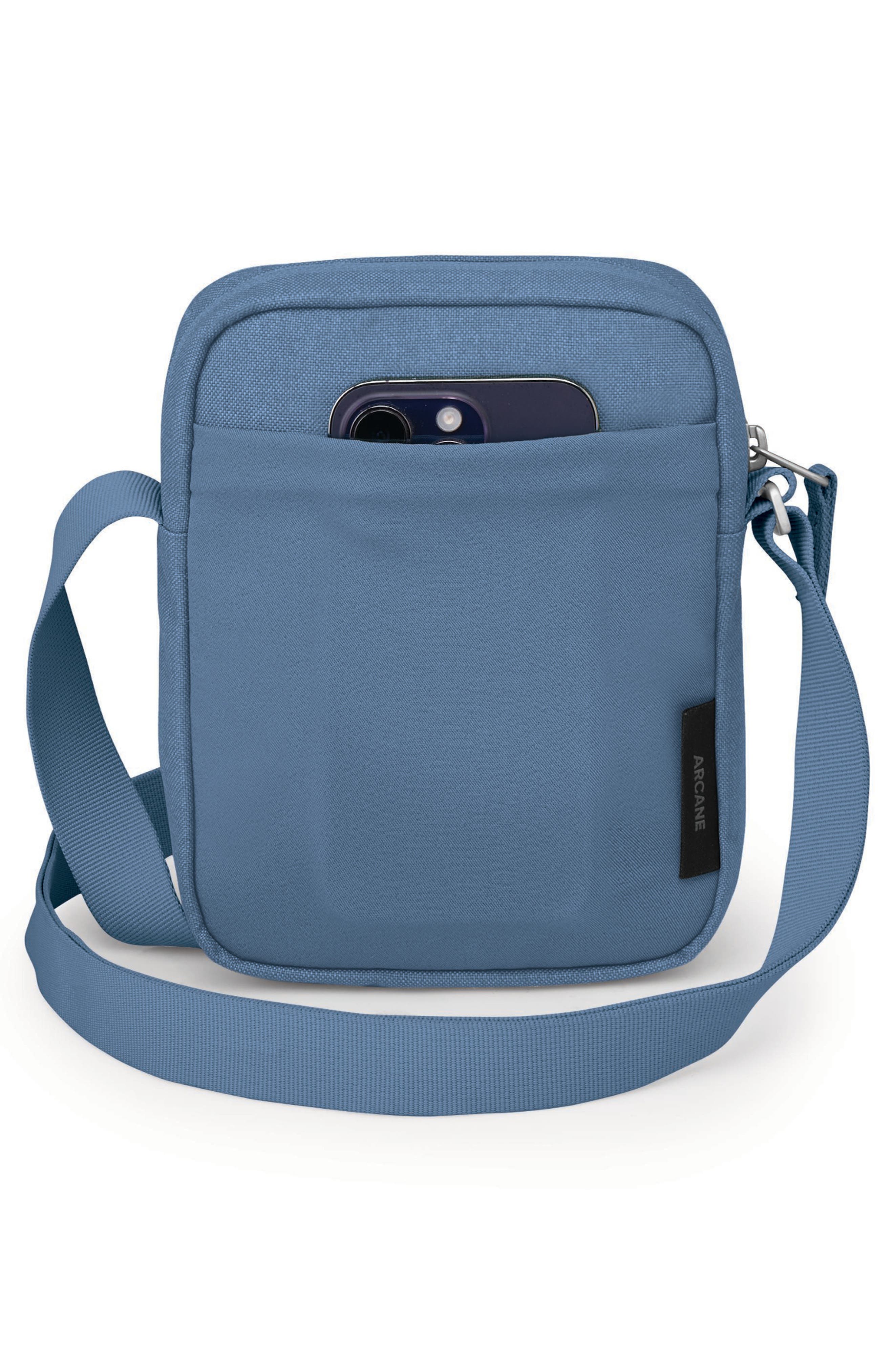 Arcane Small Crossbody Bag, Alternate, color, NIRVANA BLUE HEATHER