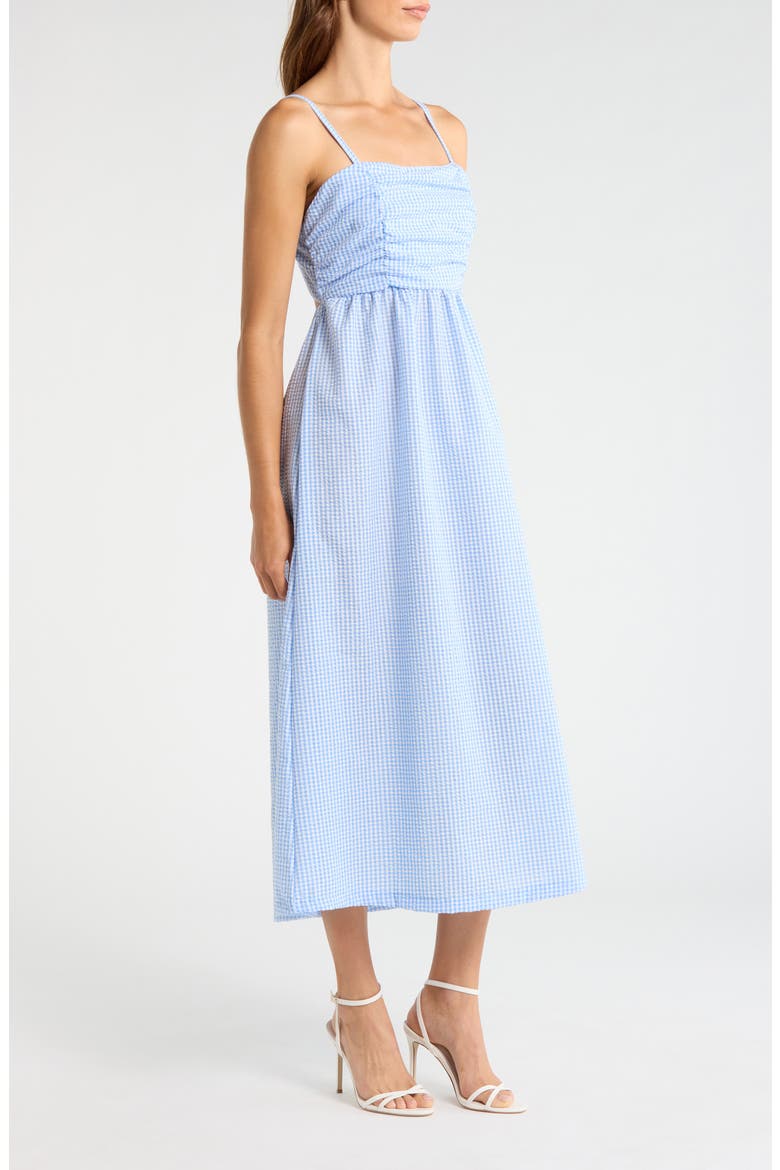 Ashlynn Midi Dress, Alternate, color, BLUE/ WHITE