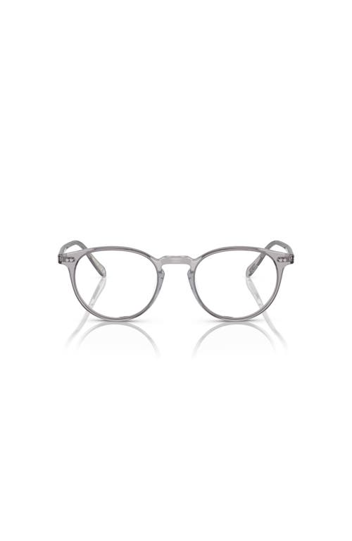 Oliver Peoples 47mm Phantos Optical Glasses In Metallic