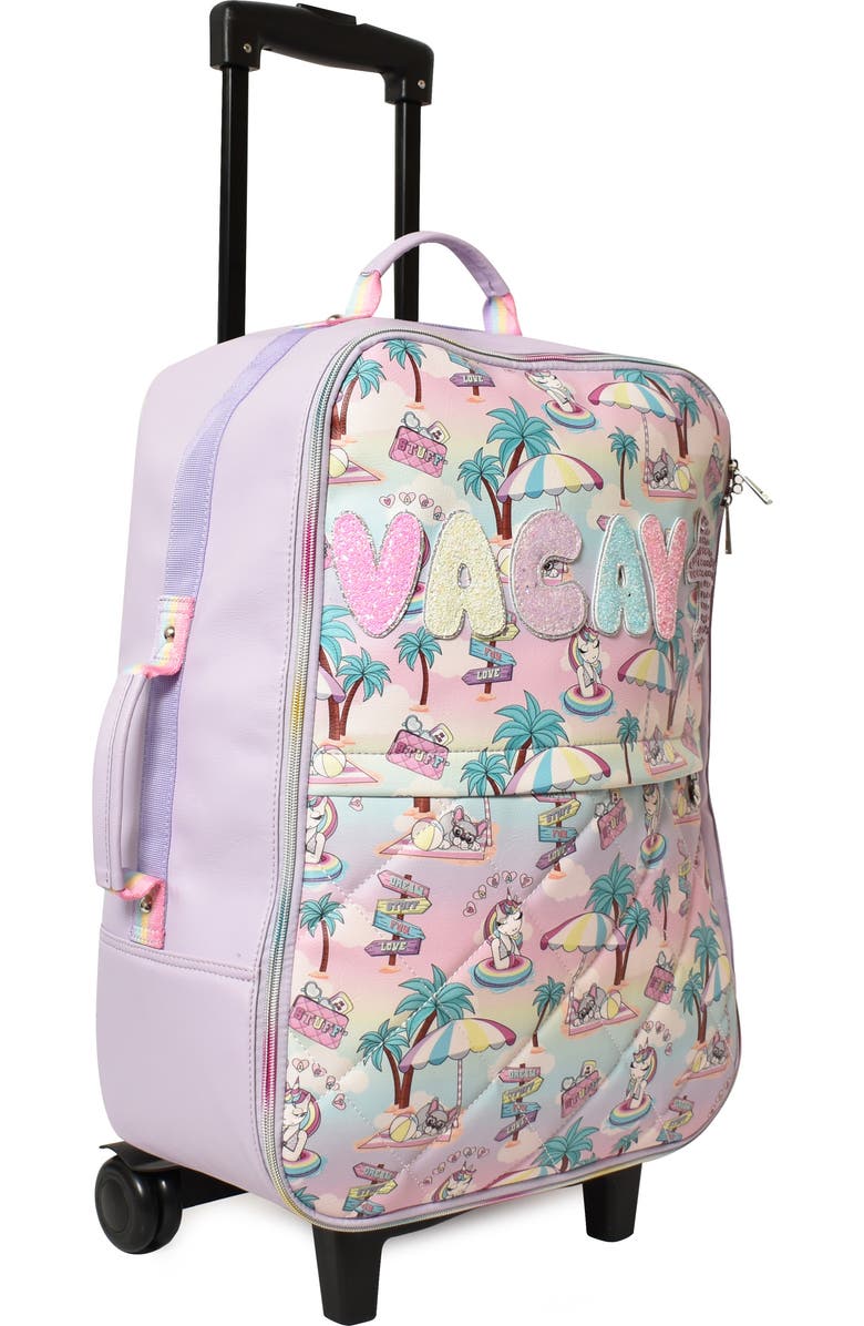 OMG Accessories Kids' Vacay Carry-On Spinner Suitcase, Alternate, color,