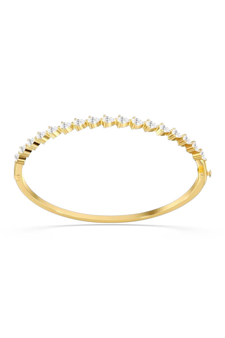 East West Pear Lab Diamond Bangle in 14K, Alternate, color, Yellow Gold