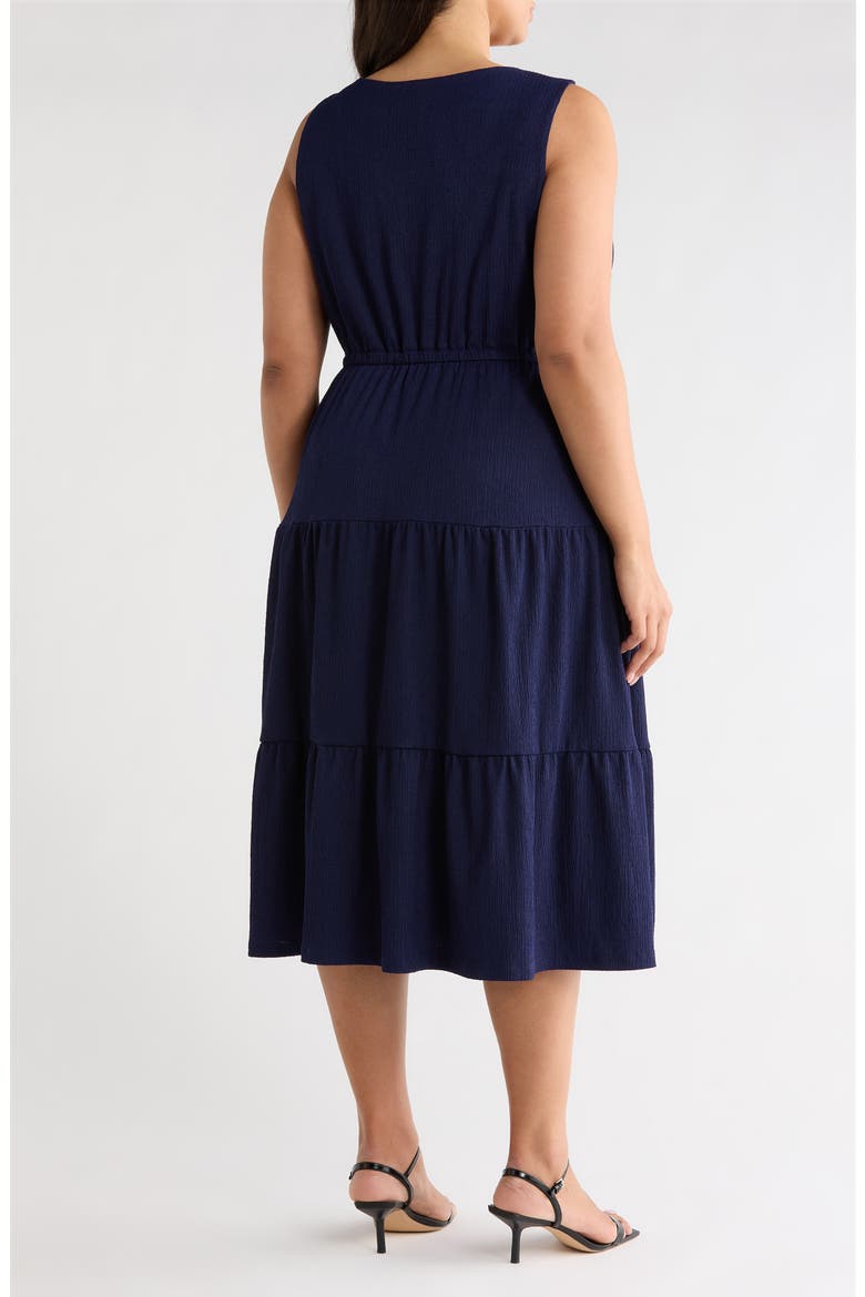Sleeveless Tiered Midi Dress, Alternate, color, DISTANT MOUNTAIN