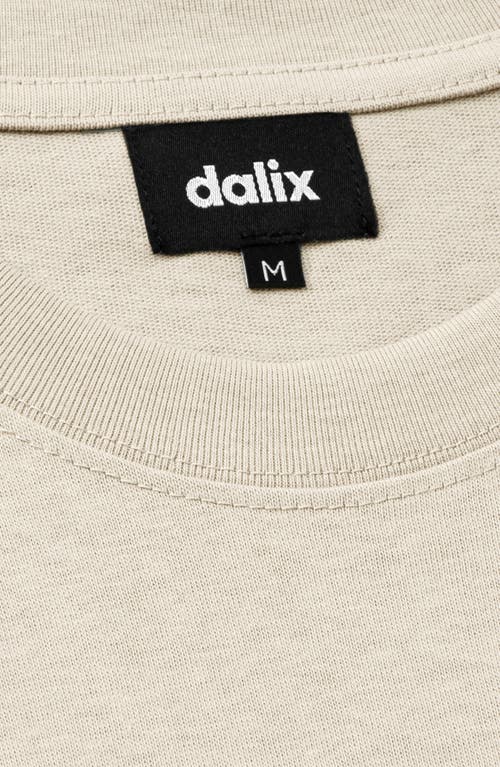 Dalix Mens Lil Matcha Heavy Weight Cotton Tee