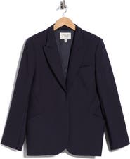 TWP Perfect Peak Lapel Wool Blend Blazer