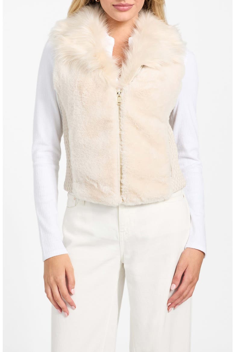 Amari Mixed Media Faux Fur Vest, Main, color, JTMU-OPEN