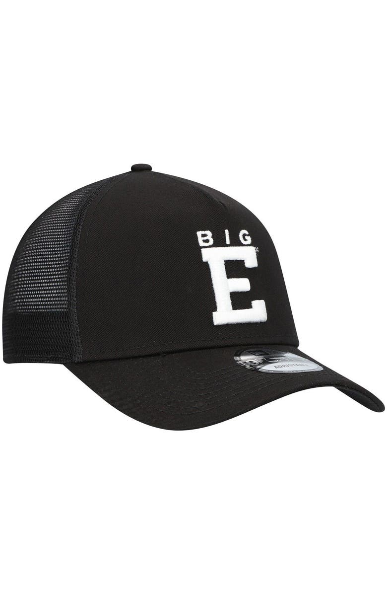New Era Men's New Era Black Dale Earnhardt Big E Legends 9FORTY A-Frame Trucker Snapback Hat, Alternate, color, Black