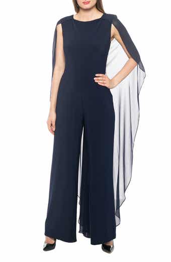 Marina Chiffon Overlay Jumpsuit