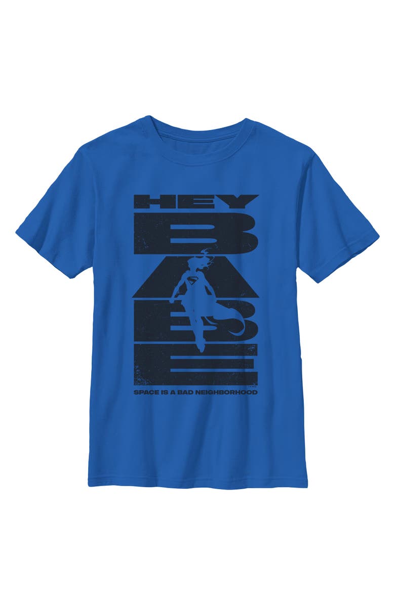 Supergirl Boy's Supergirl Hey Babe Kara Silhouette  Graphic T-Shirt, Main, color, Royal Blue