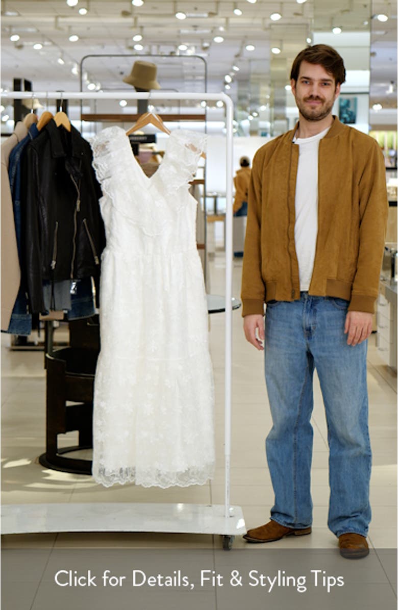 Floral Organza Midi Dress, sales video thumbnail