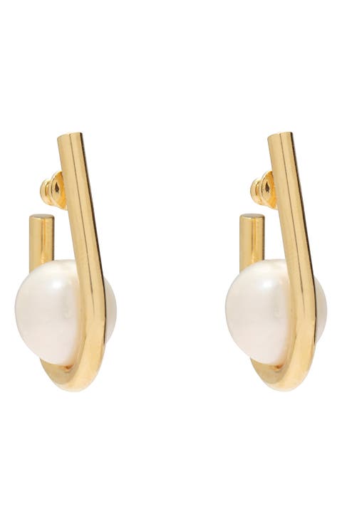 Chaise Freshwater Pearl Drop Earrings