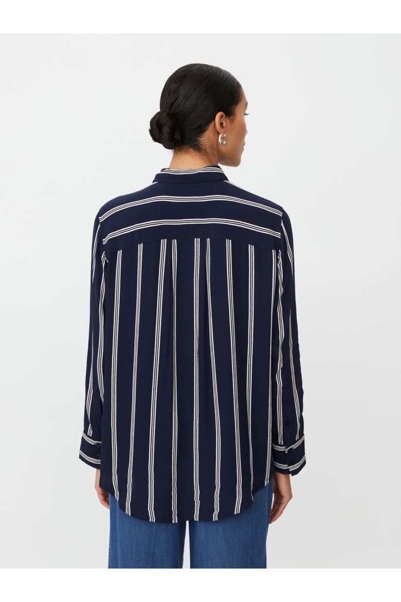 MaIrvela Striped Shirt, Alternate, color, Navy Blazer