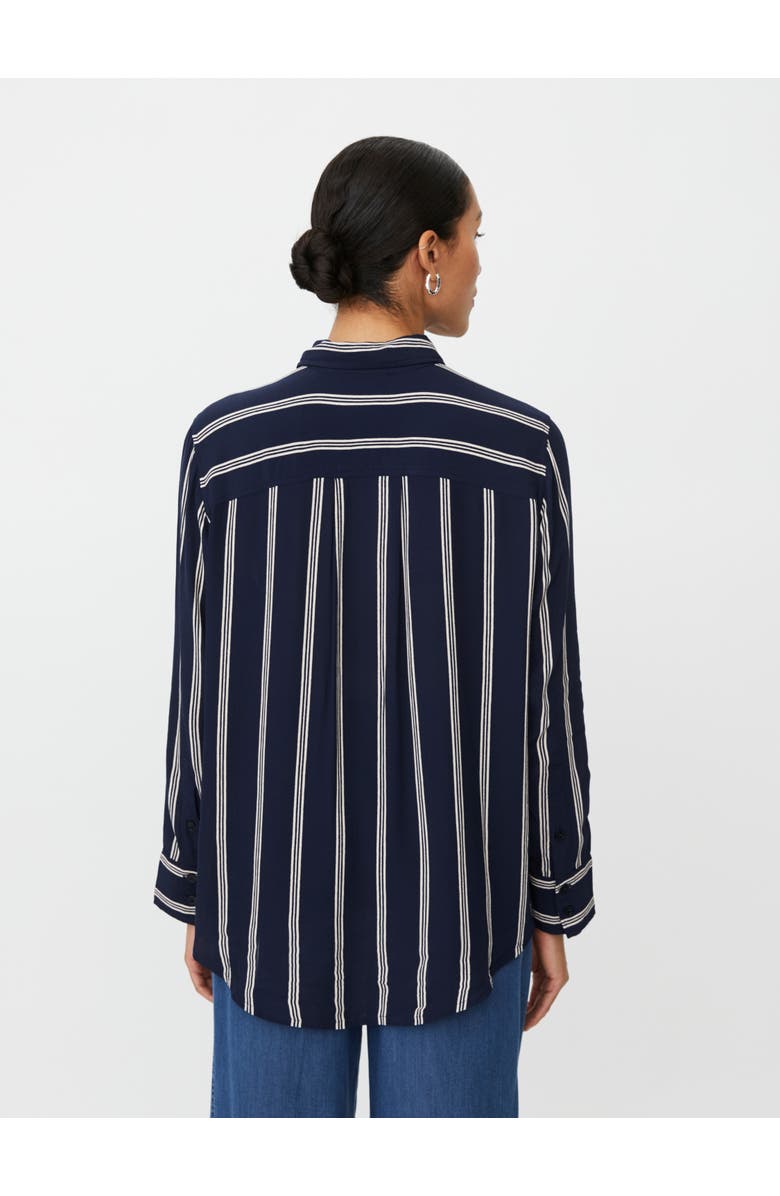 Masai Copenhagen MaIrvela Striped Shirt, Alternate, color, Navy Blazer