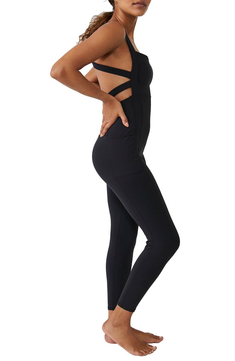 FP Movement by Free People High Open Back Strappy Jumpsuit, Alternate, color, 
