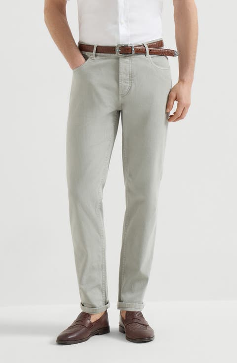 Lightweight denim trousers