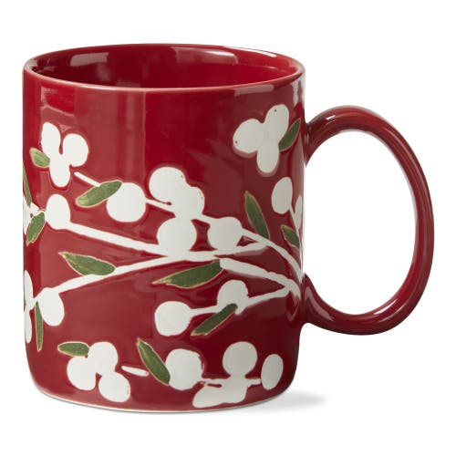 Tag Sprig Red Mug Dishwasher Safe Everyday Drinkware 16oz