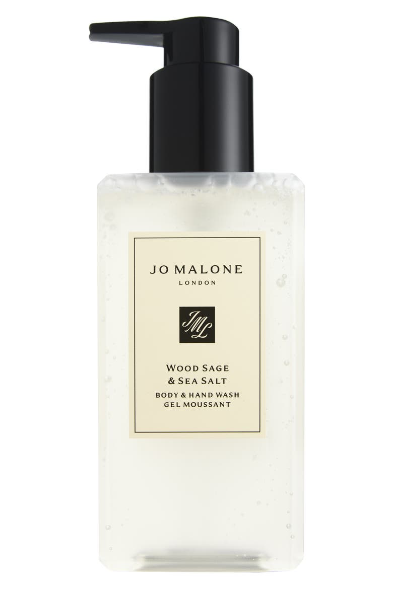 Wood Sage & Sea Salt Body & Hand Wash, Main, color, NO COLOR