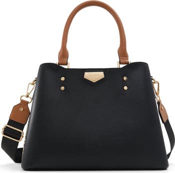 Caraever Faux Leather Satchel
