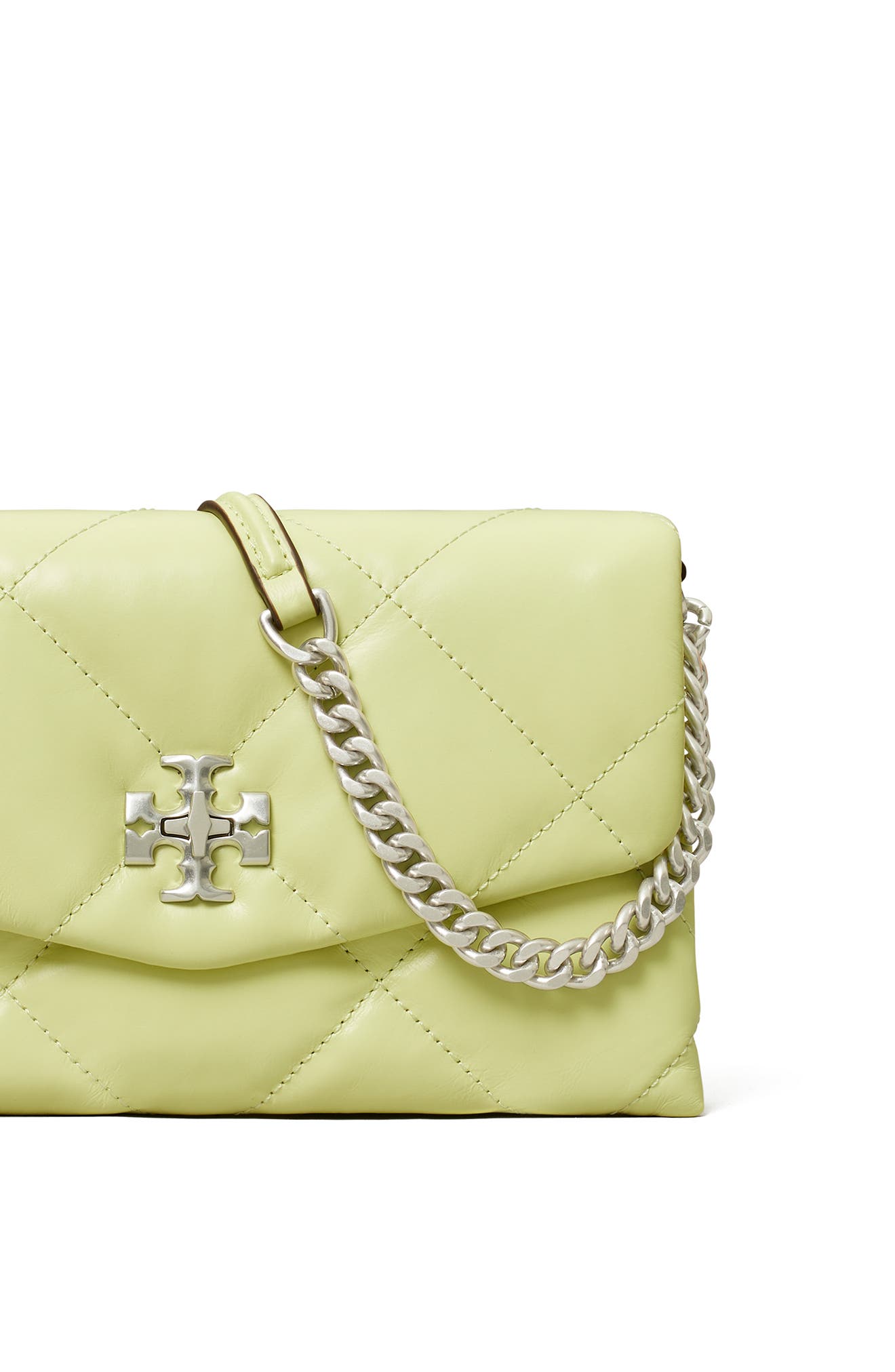 Kira Diamond Quilt Crossbody, Alternate, color, PEAR