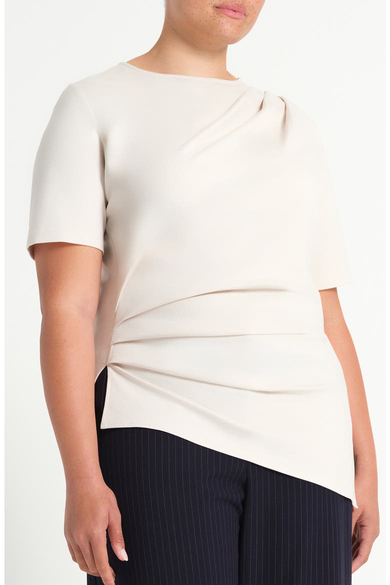 Sasha Short Sleeve Top, Alternate, color, OYSTER