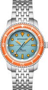 SPINNAKER Fleuss 40 Teal Mirage Automatic Bracelet Watch, 40mm