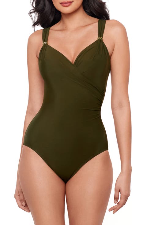 Razzle Dazzle Siren One-Piece Swimsuit (Regular & Plus)