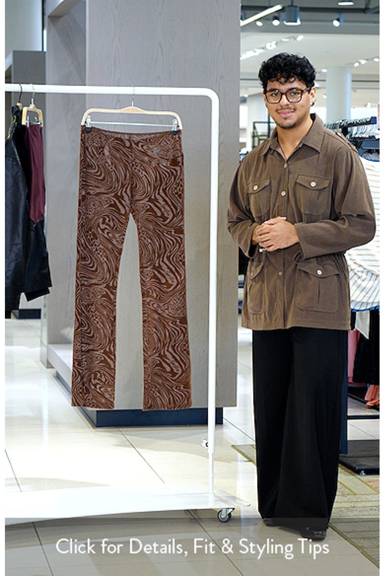 Amina Cutout Low Rise Flare Pants video
