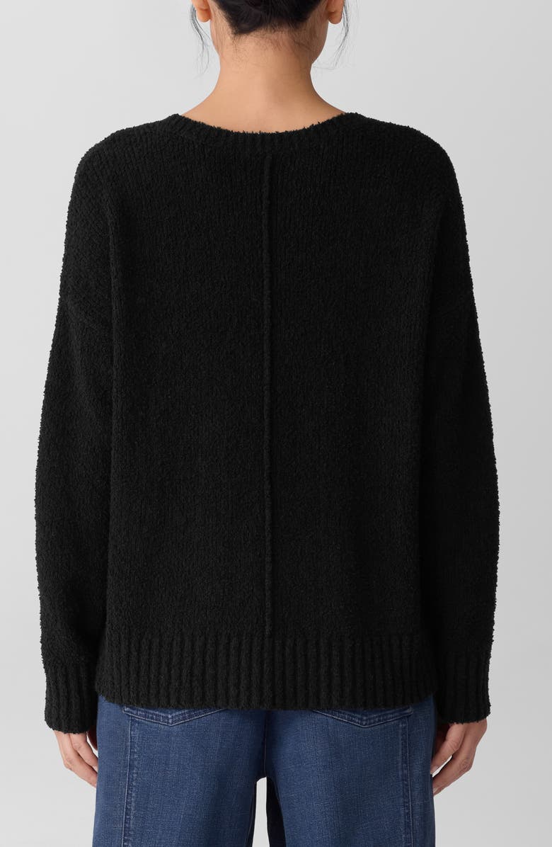 Eileen Fisher Crewneck Organic Cotton & Wool Blend Tunic Sweater, Alternate, color, 