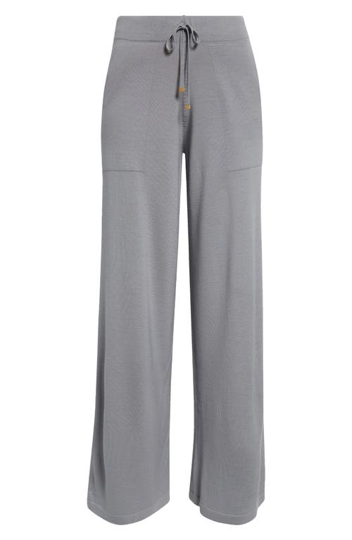 Eleventy Wool Knit Drawstring Pants In New Dust