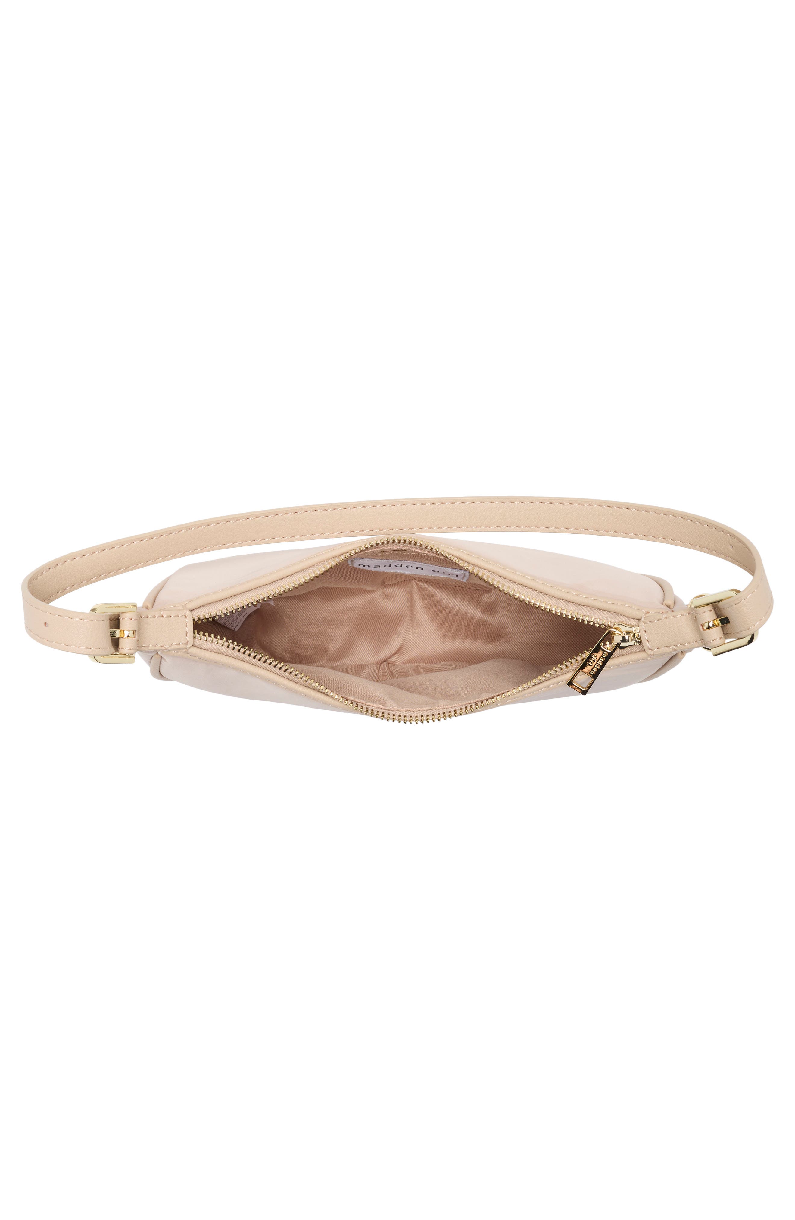 Crescent Shoulder Bag, Alternate, color, TAUPE
