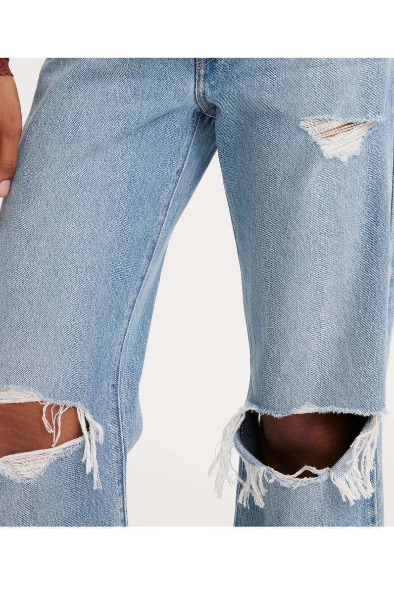 Levi's<sup>®</sup> Ripped Baggy Bootcut Jeans, Alternate, color,