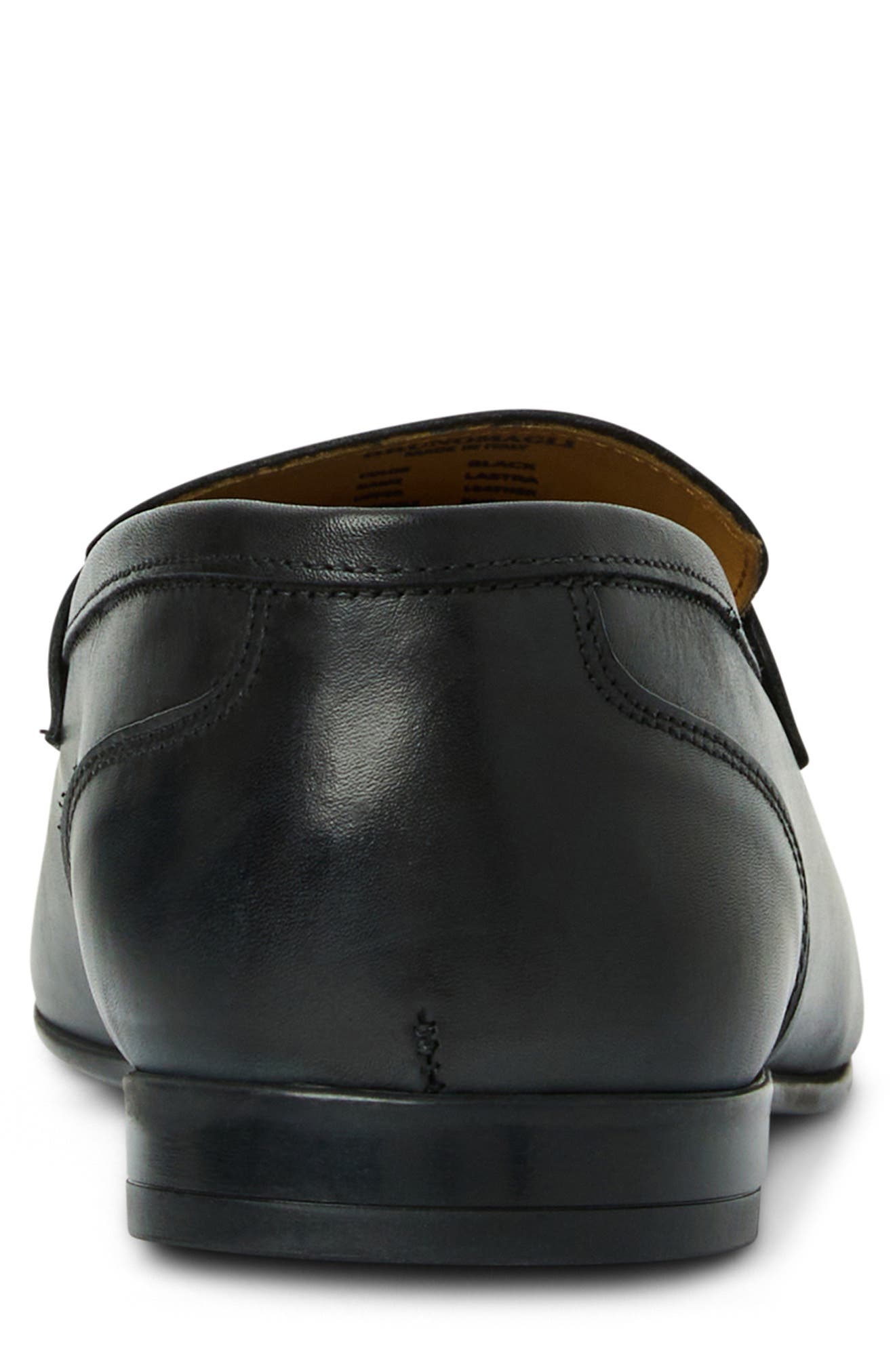 Lastra Penny Loafer, Alternate, color, BLACK SMOOTH