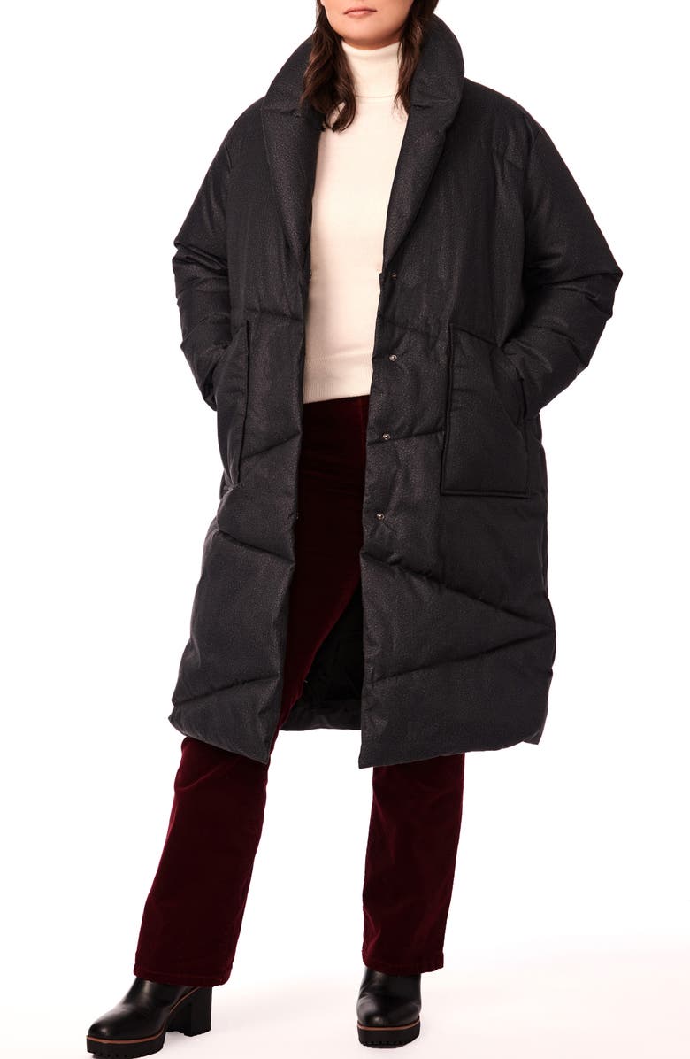 Bernardo Recycled Puffer Trench Coat, Alternate, color,