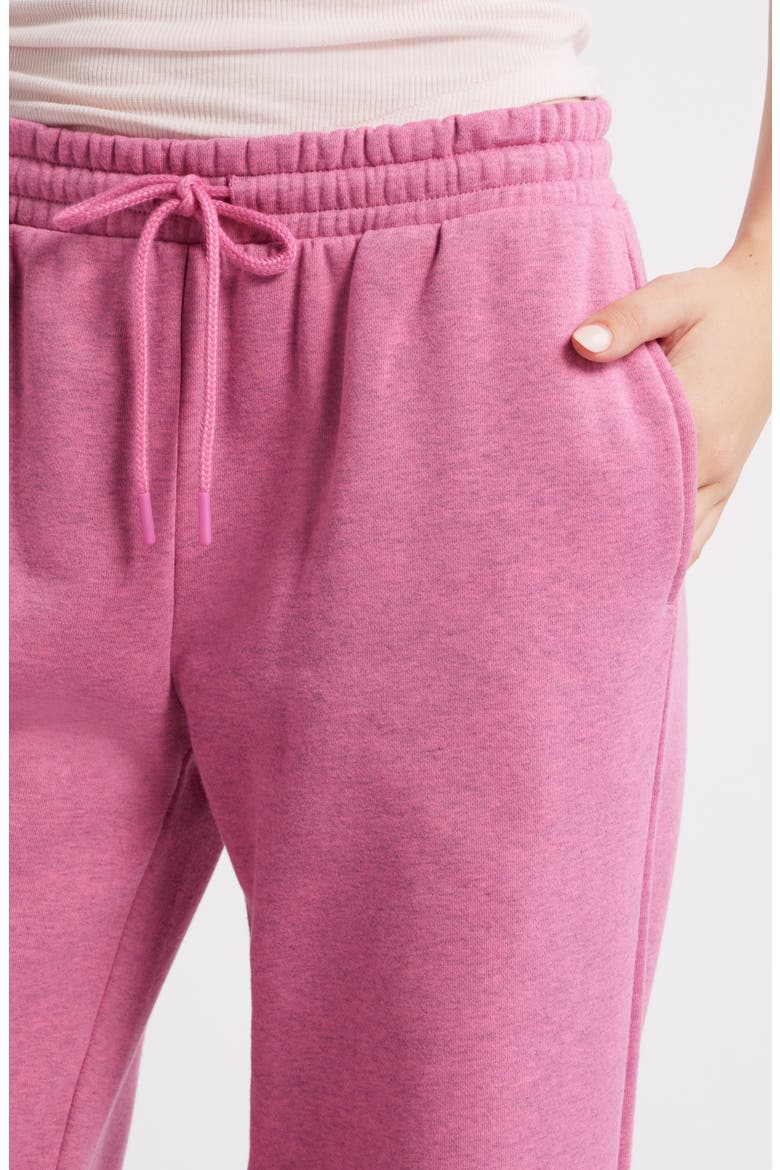 Baggy Wide Leg Sweatpants, Alternate, color, PINK AZALEA HEATHER