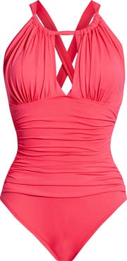 La Blanca Island Goddess Convertible High Neck One-Piece Swimsuit