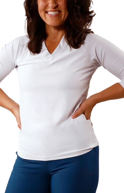 V-Neck Sun & Swim Shirt