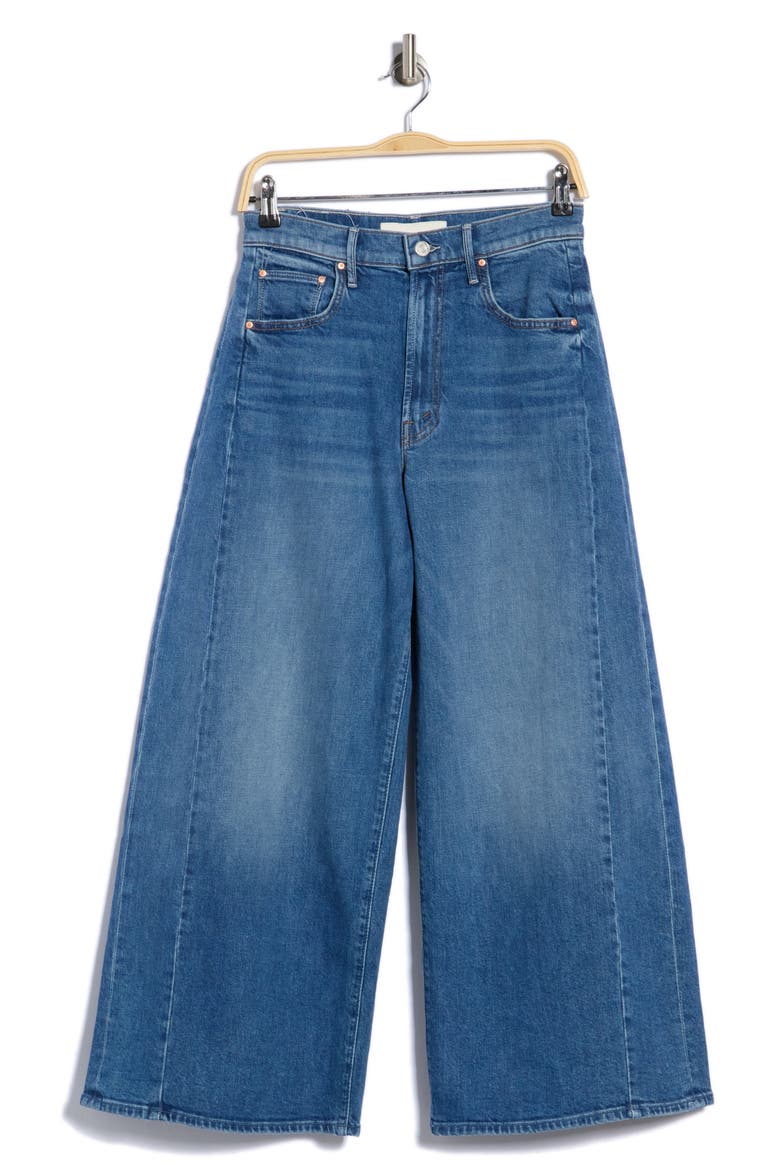 The Pipe-Dream Zip Ankle High Waist Wide Leg Jeans, Main, color, GET TWO BIRDS STONED