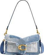 COACH Tabby 26 Upcycled Denim Patchwork Shoulder Bag