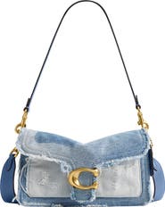 COACH Tabby 26 Upcycled Denim Patchwork Shoulder Bag
