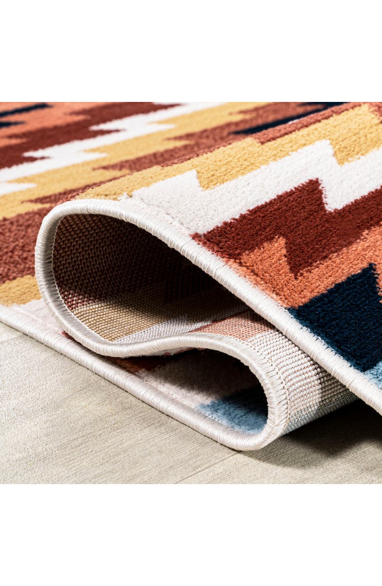 JONATHAN Y Konya Diamond Kilim Geometric Area Rug, Alternate, color, Yellow/Red/Blue