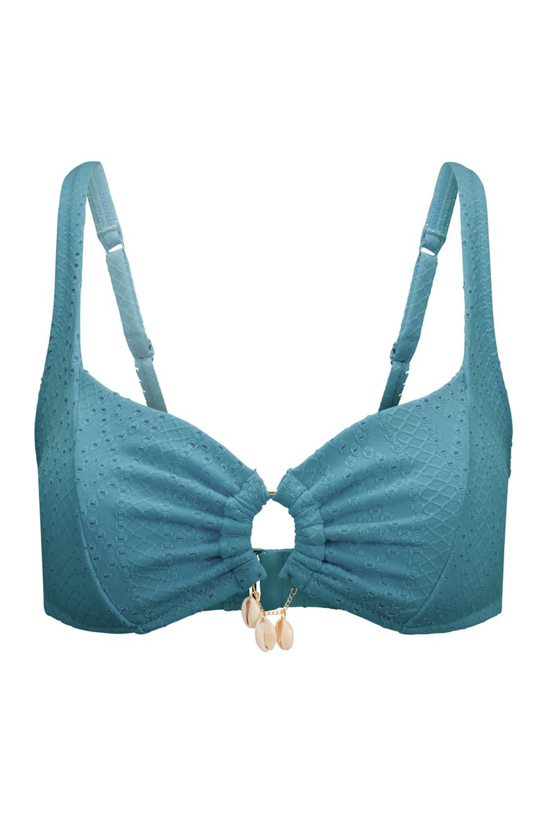 Adore Me Rafaela Swimwear Bikini Top, Alternate, color, Dark Blue
