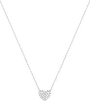 Bearfruit Jewelry Sterling Silver 18k Gold Plated Crystal Heart Necklace Meaningful Everyday