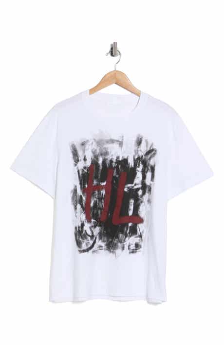 Helmut Lang Scribble Logo Graphic T-Shirt