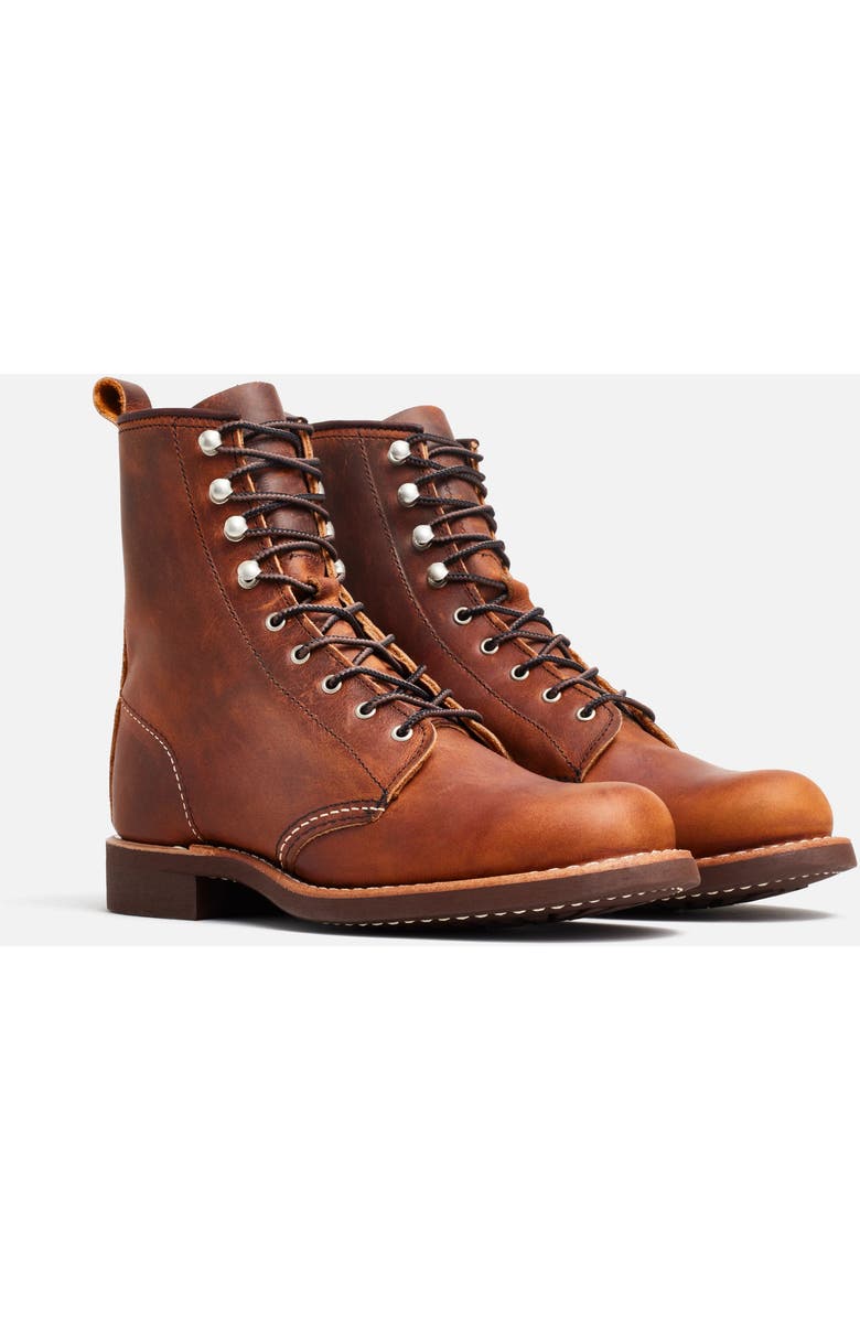 Red Wing Heritage Silversmith Full Grain Leather Boot, Alternate, color, Copper Rough & Tough