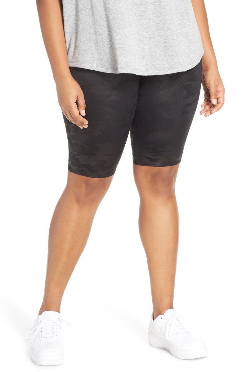 SPANX<sup>®</sup> Faux Leather Bike Shorts, Alternate, color,