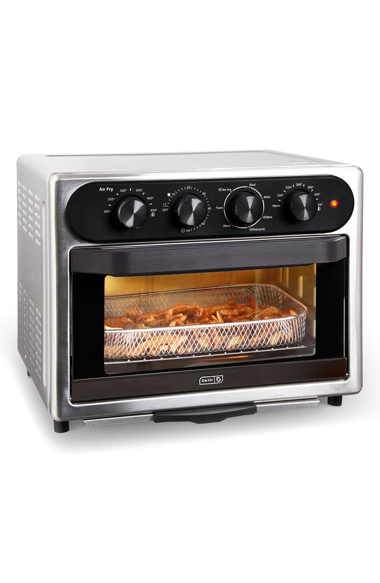 Dash Chef Series Air Fryer Oven with Rotisserie, Alternate, color, Stainless Steel