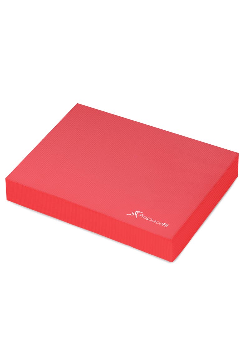 Exercise Balance Pad, 15.5 x 12.75-in, Main, color, Red
