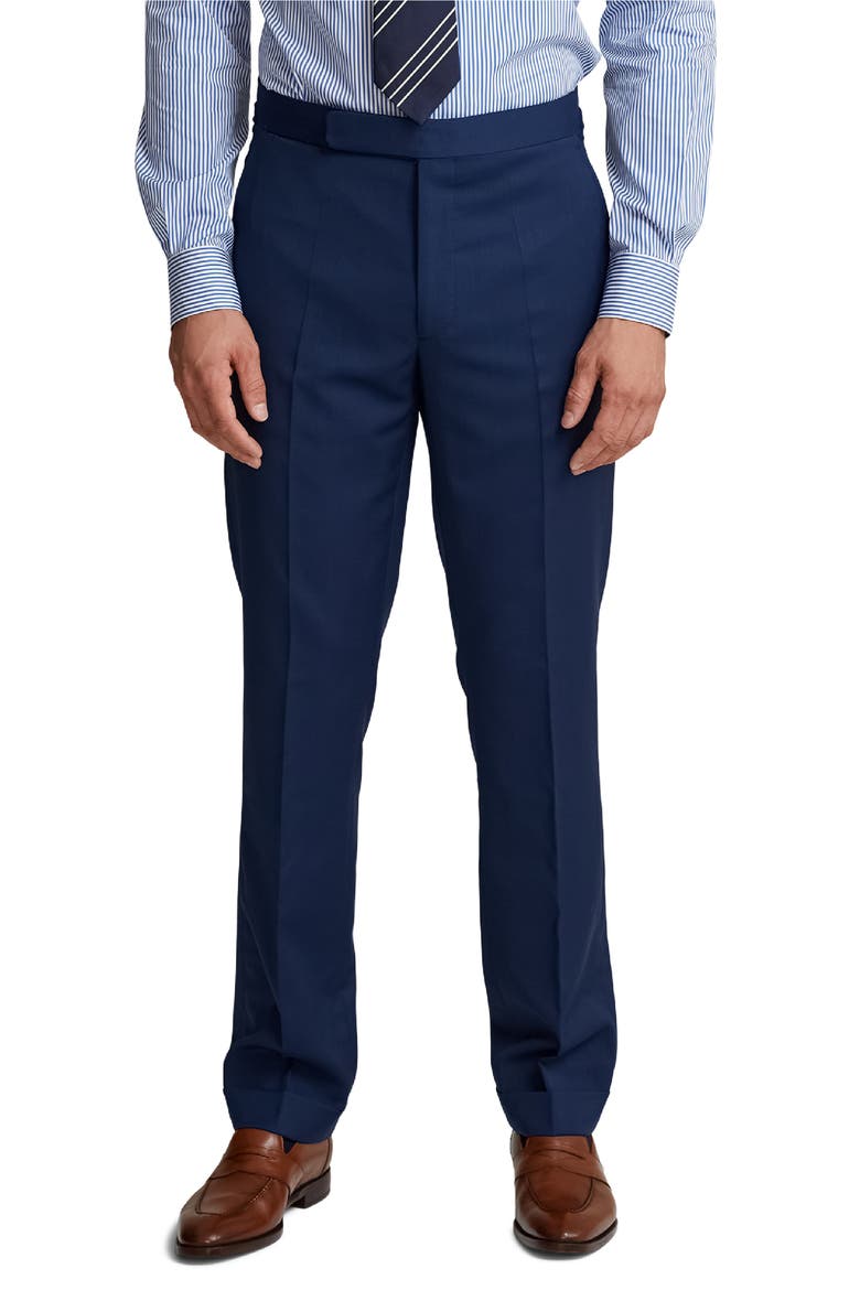 Classic Worsted Wool Two-Piece Suit, Alternate, color, ARGENTINE BLUE