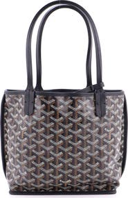 Pre-Owned Goyard Anjou Reversible Tote Coated Canvas Mini